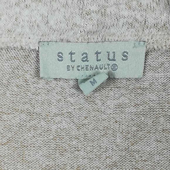 Status By Chenault Womens Cardigan Sweater Multicolor Ombre Short Sleeve M New - Picture 6 of 7